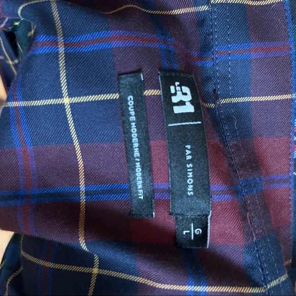 NWOT | Simons le 31 plaid button down shirt - Picture 7 of 7